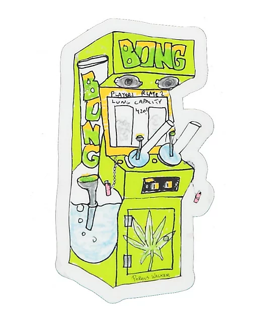 81495-porous-walker-arcade-bong-green-sticker-1.webp Porous Walker Arcade Bong Green Sticker