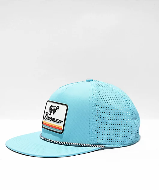 American Needle x Ford Bronco Buxton Pro Light Blue Snapback Hat