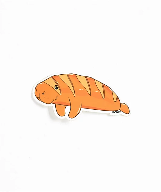 180TIDE Manatee Bread Sticker