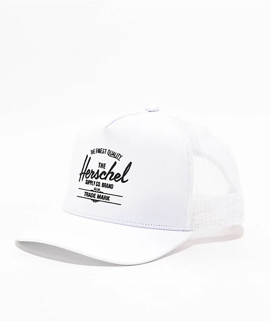 81778-herschel-supply-co.-whaler-tall-white-trucker-hat-1.webp Herschel Supply Co. Whaler Tall White Trucker Hat