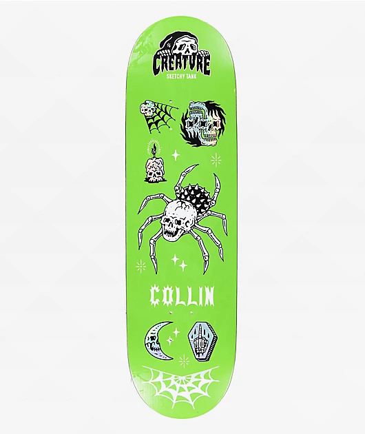 Creature x Sketchy Tank Provost Trippy Tanks VX 8.8\" Skateboard Deck