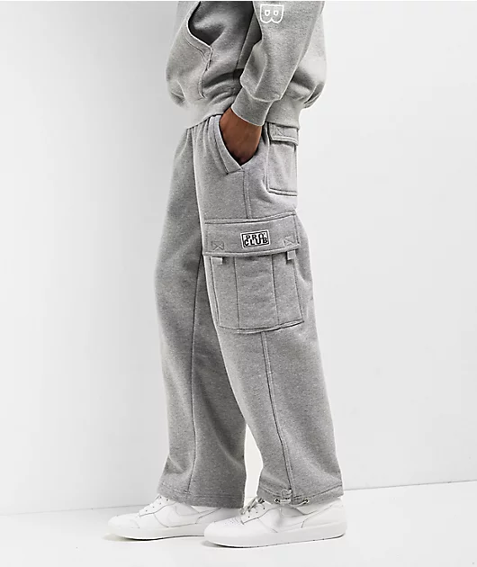 82202-pro-club-grey-cargo-sweatpants-3.webp Pro Club Grey Cargo Sweatpants
