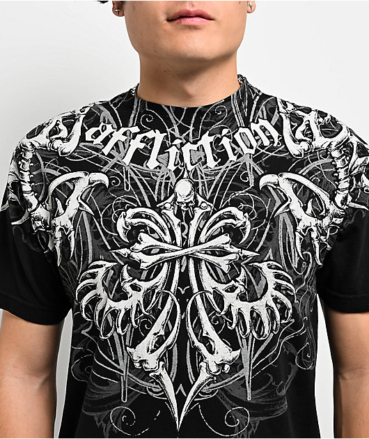 82600-affliction-skeleton-black-t-shirt-3.jpg Affliction Skeleton Black T-Shirt