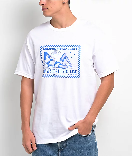 82632-40s-shorties-midnight-caller-white-t-shirt-1.webp 40s & Shorties Midnight Caller White T-Shirt