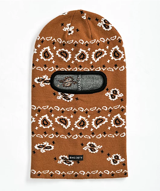 Sheisty Bandana Brown Balaclava