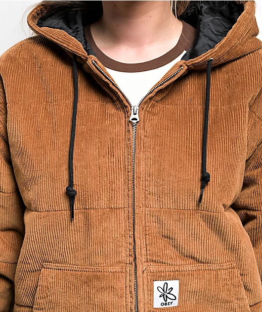82920-obey-forever-bomber-brown-corduroy-jacket-4.webp Obey Forever Bomber Brown Corduroy Jacket
