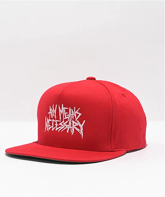83099-any-means-necessary-scratchy-red-trucker-hat-1.webp Any Means Necessary Scratchy Red Trucker Hat