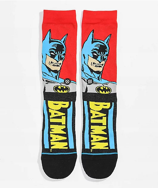 Stance Kids Batman Comic Crew Socks
