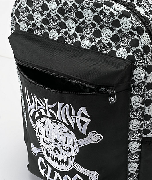 83443-lurking-class-by-sketchy-tank-bones-black-white-backpack-3.jpg Lurking Class By Sketchy Tank Bones Black & White Backpack