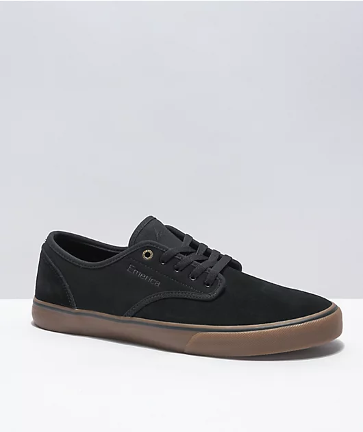 Emerica Wino Standard Black & Gum Skate Shoes