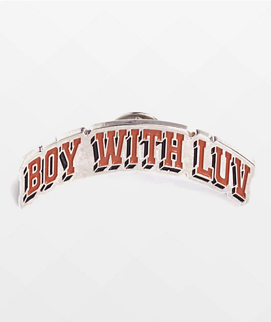 BTS Varsity Boy With Luv Pin