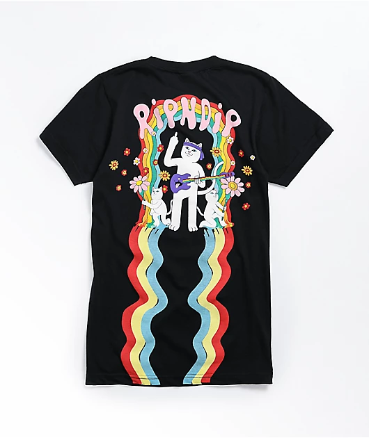RIPNDIP Groovy Nerm Black T-Shirt