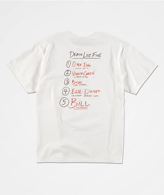 84221-huf-x-kill-bill-death-list-white-t-shirt-2.webp HUF x Kill Bill Death List White T-Shirt