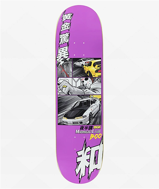 DGK Boo Midnight Club 8.5\" Skateboard Deck