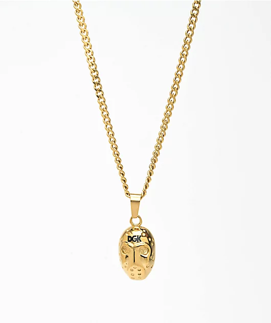DGK Masked 22\" Gold Chain Necklace