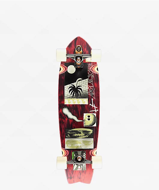 Globe Chromantic Last In 33\" Cruiser Skateboard Complete