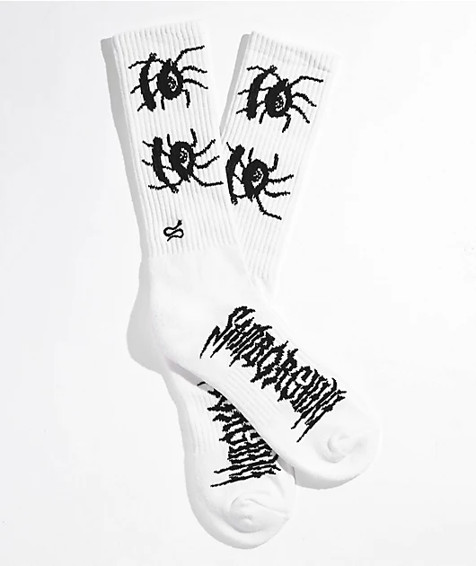 84411-arvin-goods-x-samborghini-spider-eye-white-crew-socks-1.webp Arvin Goods x Samborghini Spider Eye White Crew Socks
