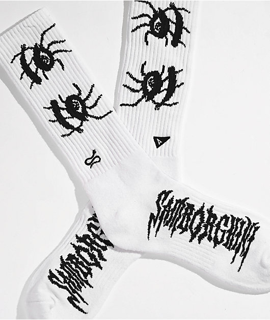 84411-arvin-goods-x-samborghini-spider-eye-white-crew-socks-2.jpg Arvin Goods x Samborghini Spider Eye White Crew Socks