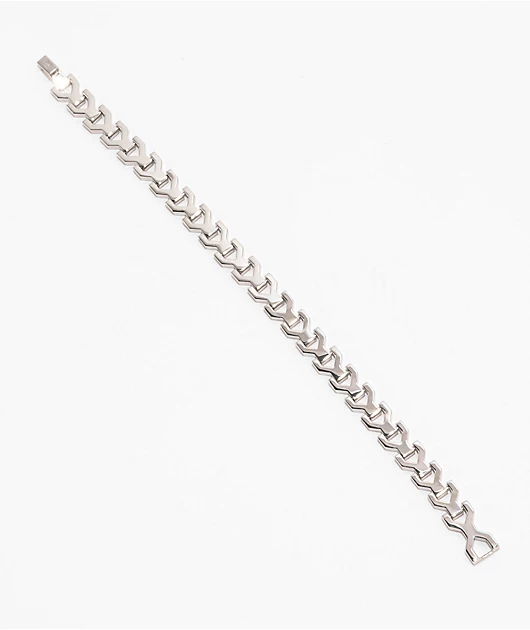 The Gold Gods Y-Link 7.5\" Silver Bracelet