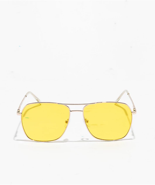 84615-empyre-saloon-square-yellow-pilot-sunglasses-2.webp Empyre Saloon Square Yellow Pilot Sunglasses