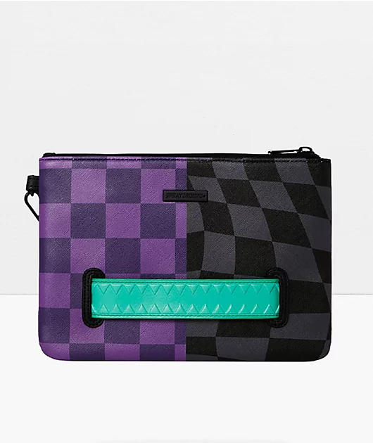 Sprayground Crazy Eyes Clutch Bag
