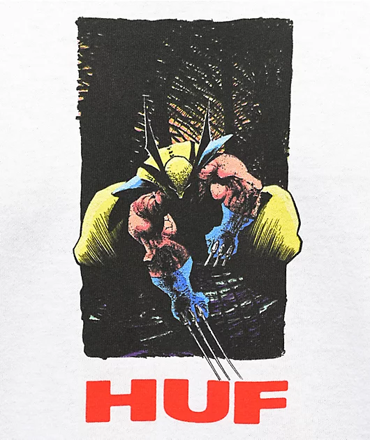 84833-huf-x-marvel-wolverine-white-t-shirt-2.webp HUF x Marvel Wolverine White T-Shirt