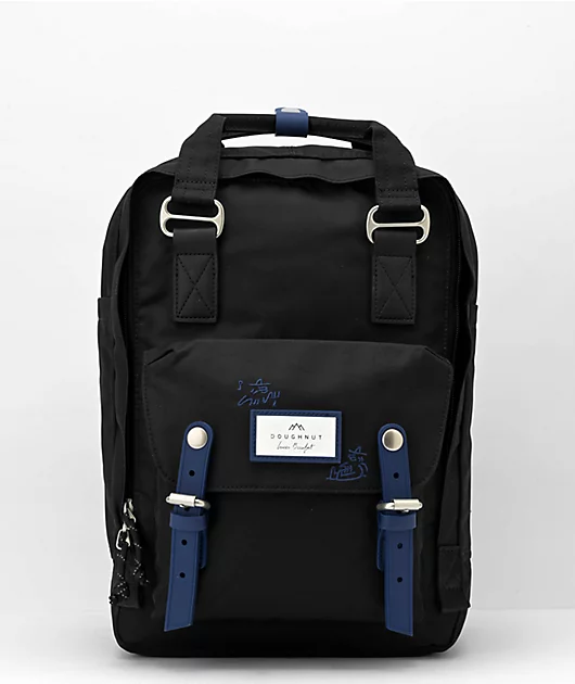 Doughnut x Macaroon Lucas Black Backpack