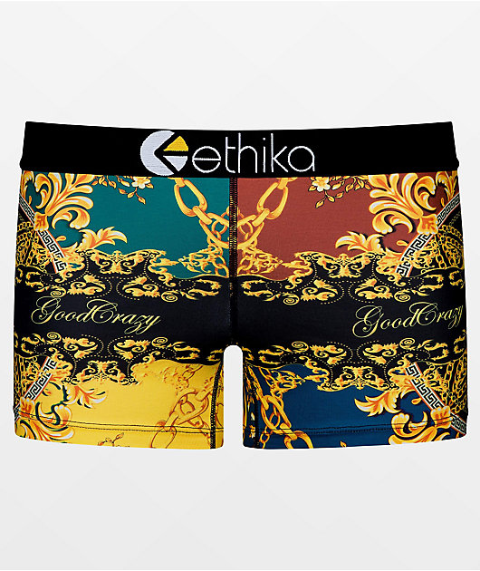 Ethika Elevado Black Staple Boyshort Underwear