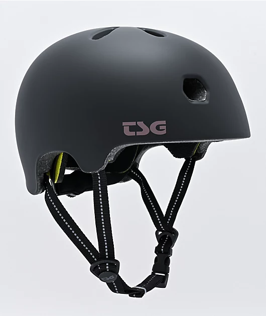 85147-tsg-certified-meta-matte-black-skateboard-helmet-1.webp TSG Certified Meta Matte Black Skateboard Helmet