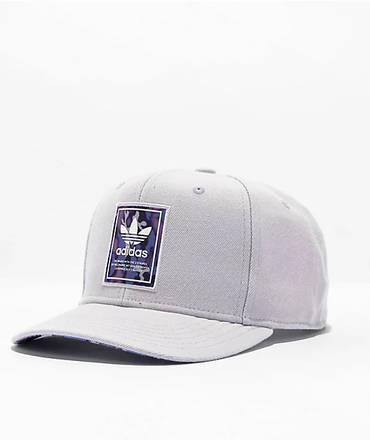 adidas Modern Camo Silver & Purple Snapback Hat