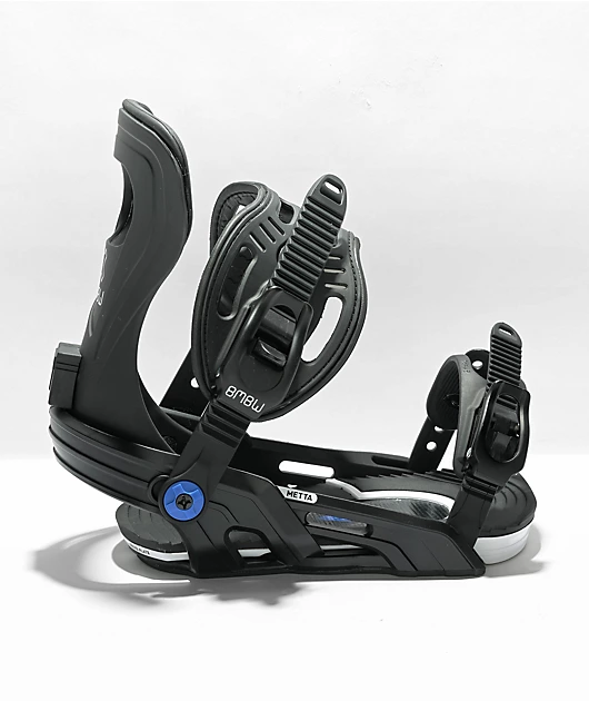 Bent Metal Women's Metta Black Snowboard Bindings 2023
