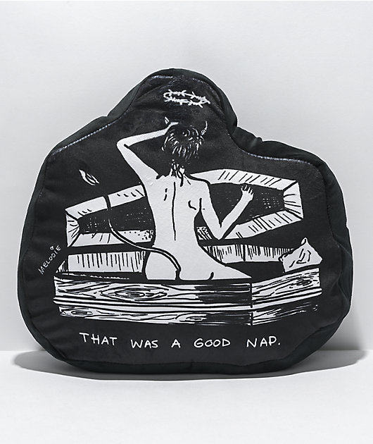 Melodie A Good Nap Black Pillow