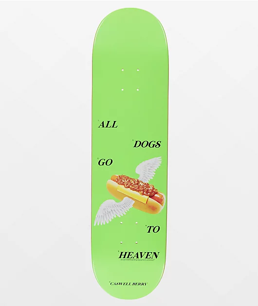 Jacuzzi Berry Hot Dog Heaven 8.25\" Skateboard Deck