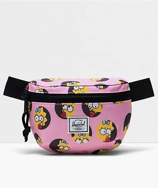 Herschel Supply Co. x The Simpsons Maggie Fourteen Pink Fanny Pack
