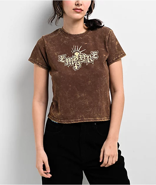 Empyre Ricky Skull Carafe Mineral Wash T-Shirt
