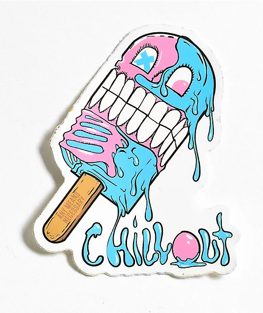 85779-any-means-necessary-chill-out-sticker-1.webp Any Means Necessary Chill Out Sticker