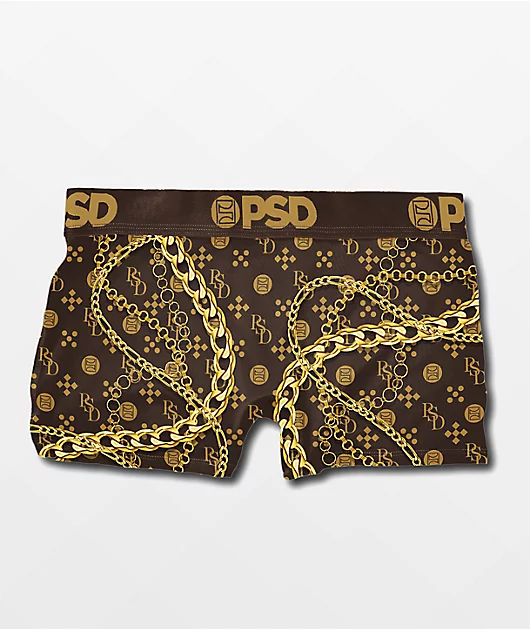 PSD Luxe Brown Boyshort Underwear