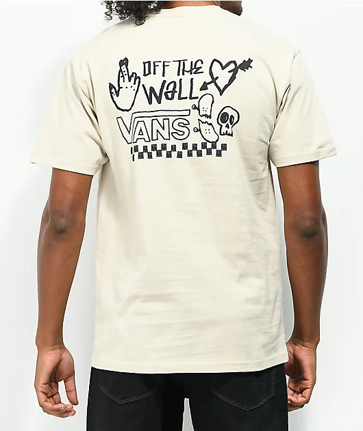 86401-vans-cross-code-oatmeal-t-shirt-1.webp Vans Cross Code Oatmeal T-Shirt