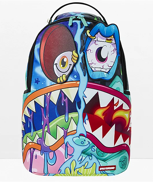 86599-sprayground-crazy-shark-split-dlx-backpack-3.webp Sprayground Crazy Shark Split DLX Backpack