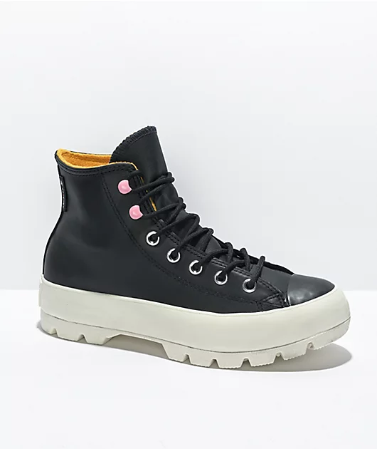 Converse Chuck Taylor All Star Winter Lugged Black High Top Shoes