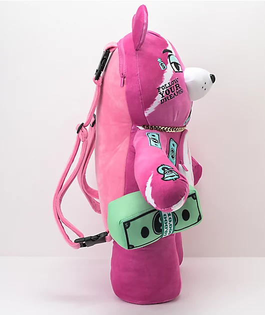 86773-sprayground-punk-money-bear-teddy-bear-pink-backpack-4.webp Sprayground Punk Money Bear Teddy Bear Pink Backpack