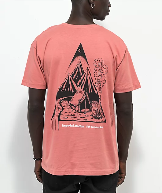 Imperial Motion Camp Nowhere Dusty Rose T-Shirt