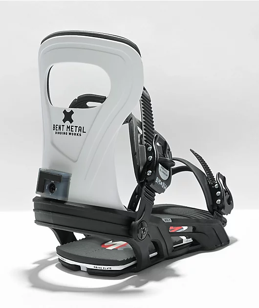Bent Metal Bolt White Snowboard Bindings 2023