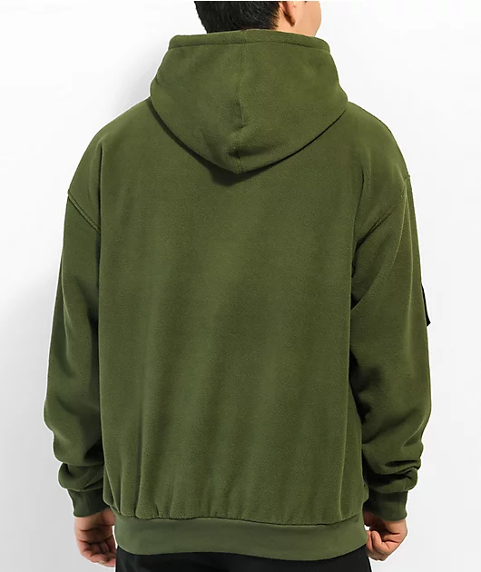 86935-primitive-vision-olive-fleece-hoodie-2.webp Primitive Vision Olive Fleece Hoodie