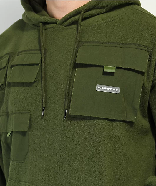 86935-primitive-vision-olive-fleece-hoodie-3.webp Primitive Vision Olive Fleece Hoodie