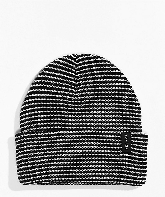 Autumn Select Black & White Stripe Beanie