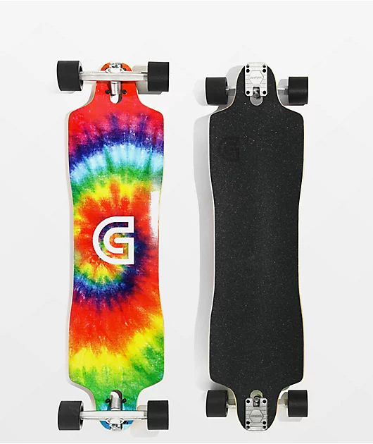 Gold Coast Boho 36\" Drop Through Longboard Complete