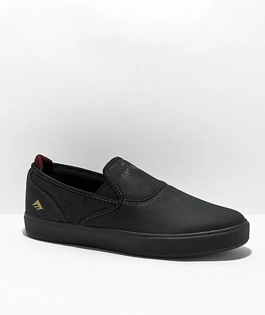87169-emerica-wino-g6-black-red-slip-on-skate-shoes-1.webp Emerica Wino G6 Black & Red Slip-On Skate Shoes