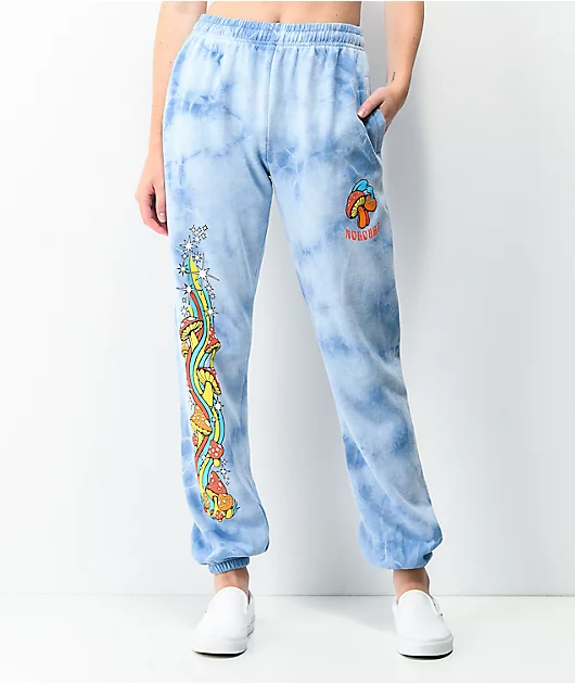 NoHours Passion Blue Tie Dye Sweatpants
