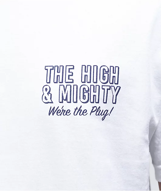 87663-the-high-mighty-we-re-the-plug-white-t-shirt-3.webp The High & Mighty We're The Plug White T-Shirt
